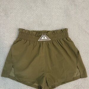 FP Movement Olive Green  Women's Athletic Shorts